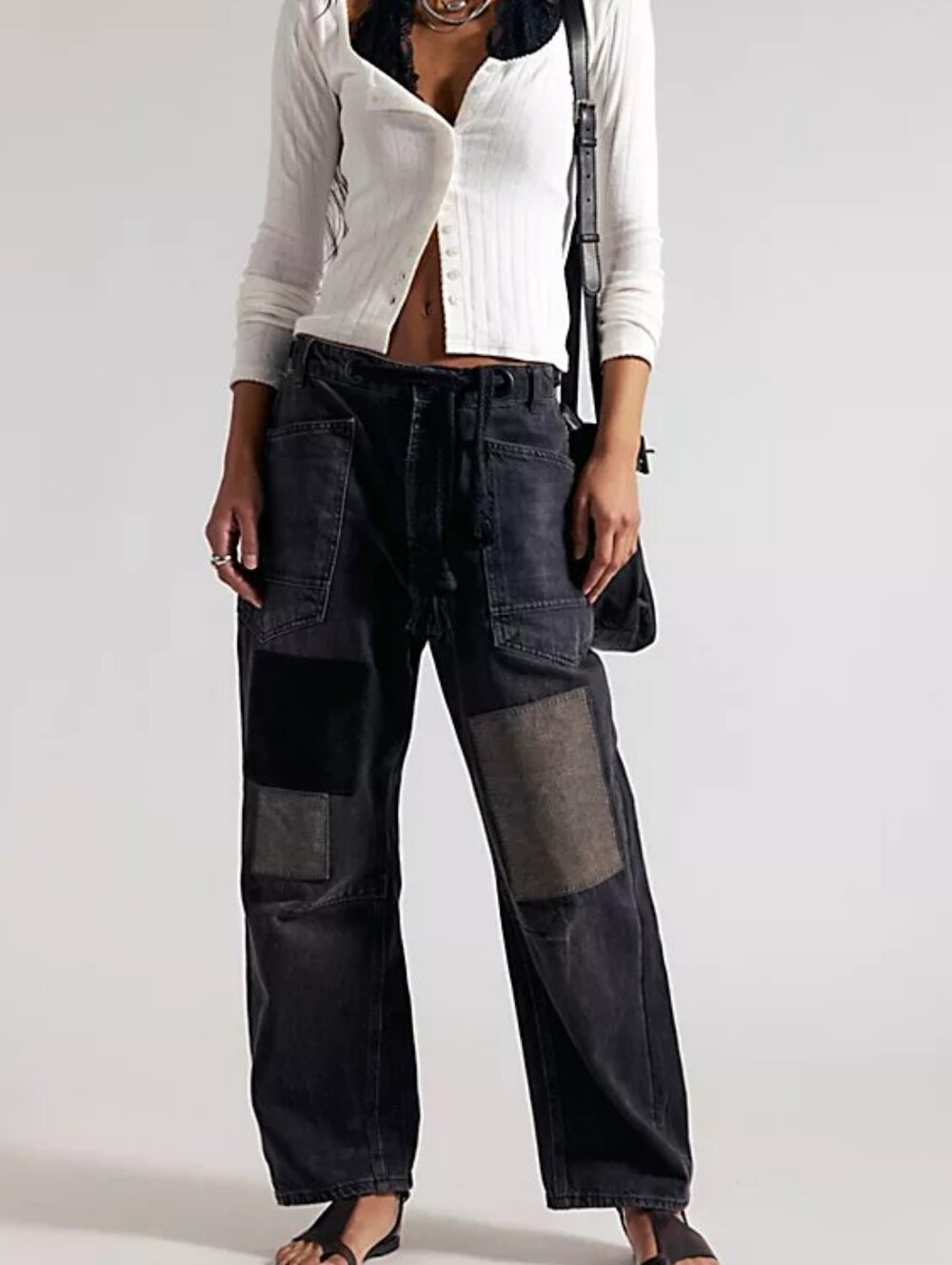 Free People Moxie Barrel Leg Jean - Picture 2 of 10